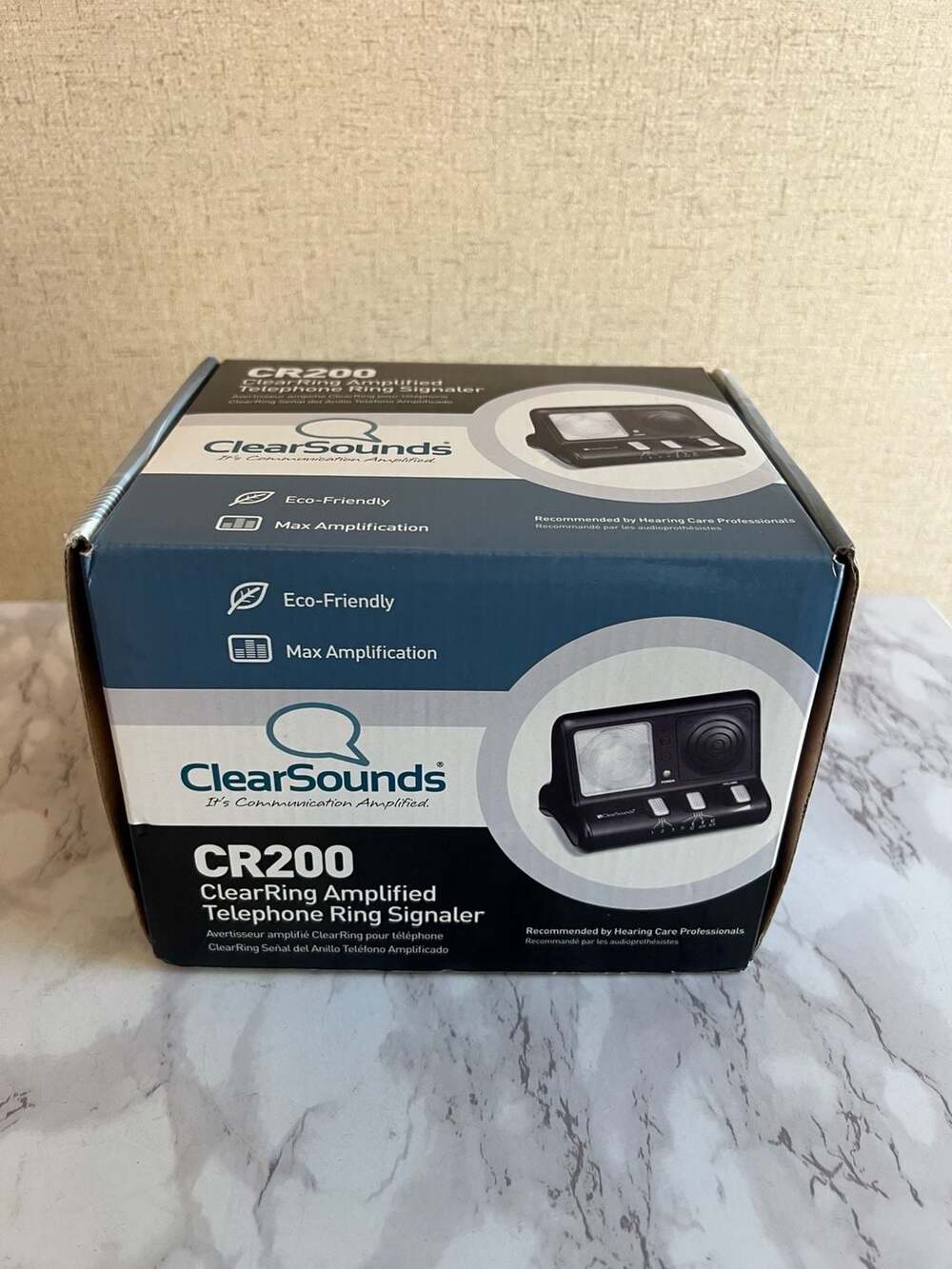 ClearSounds CR200 ClearRing Amplified Telephone Ring Signaler (box)